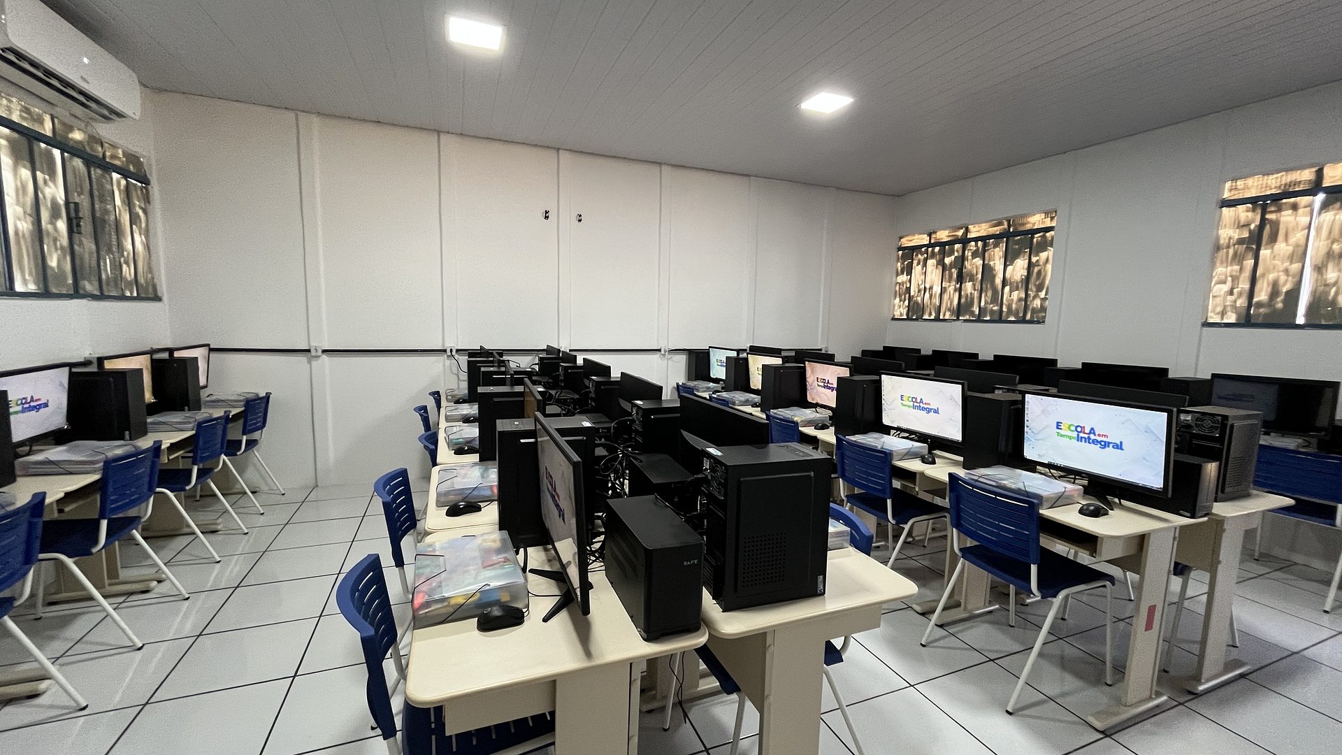 Escola Aluísio Becker inaugura laboratório de informática e amplia acesso à tecnologia em Cujubim